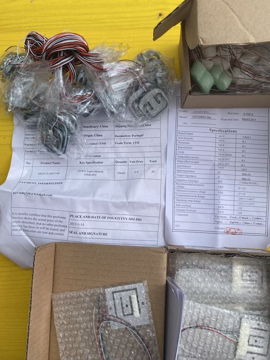 Load Cells - Células de Carga - Balança