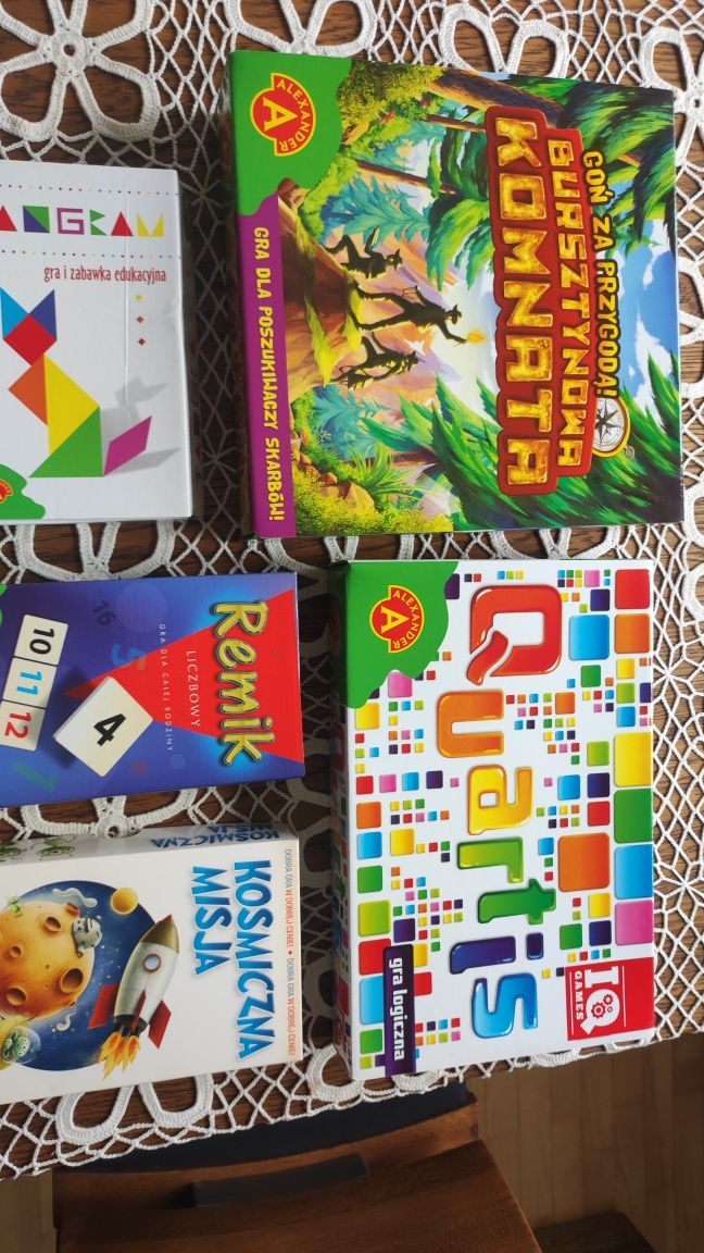 5 gier planszowych, jak nowe