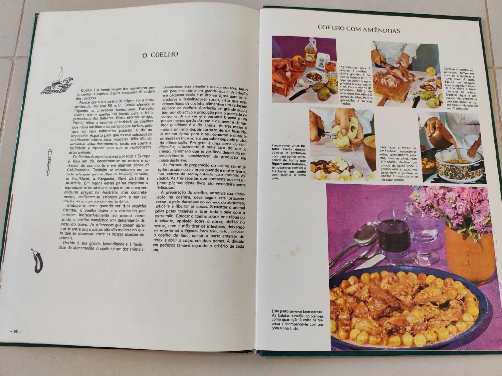 4 Livros de Culinária - Enciclopédia da Mulher - Anos 70/80 (Vintage)