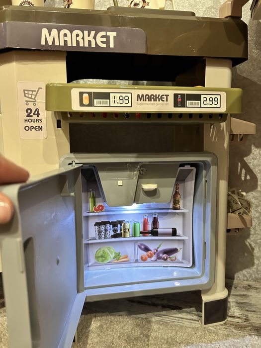 Дитяча каса MARKET supermarket game set  світло/звук/пара