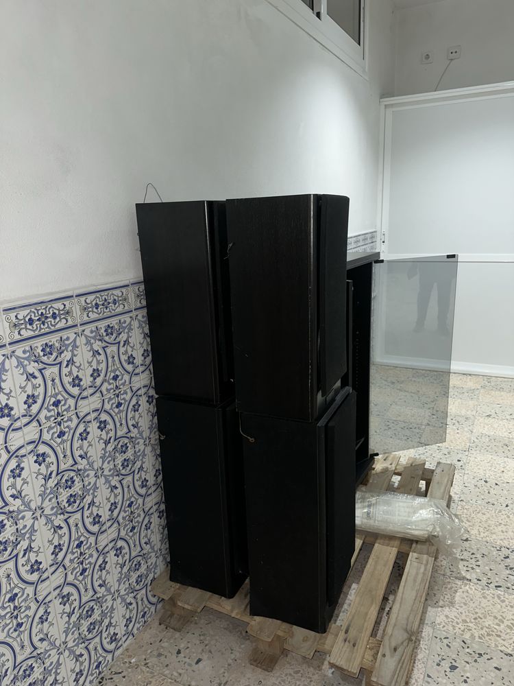 Conjunto de colunas + caixa de som Pioneer