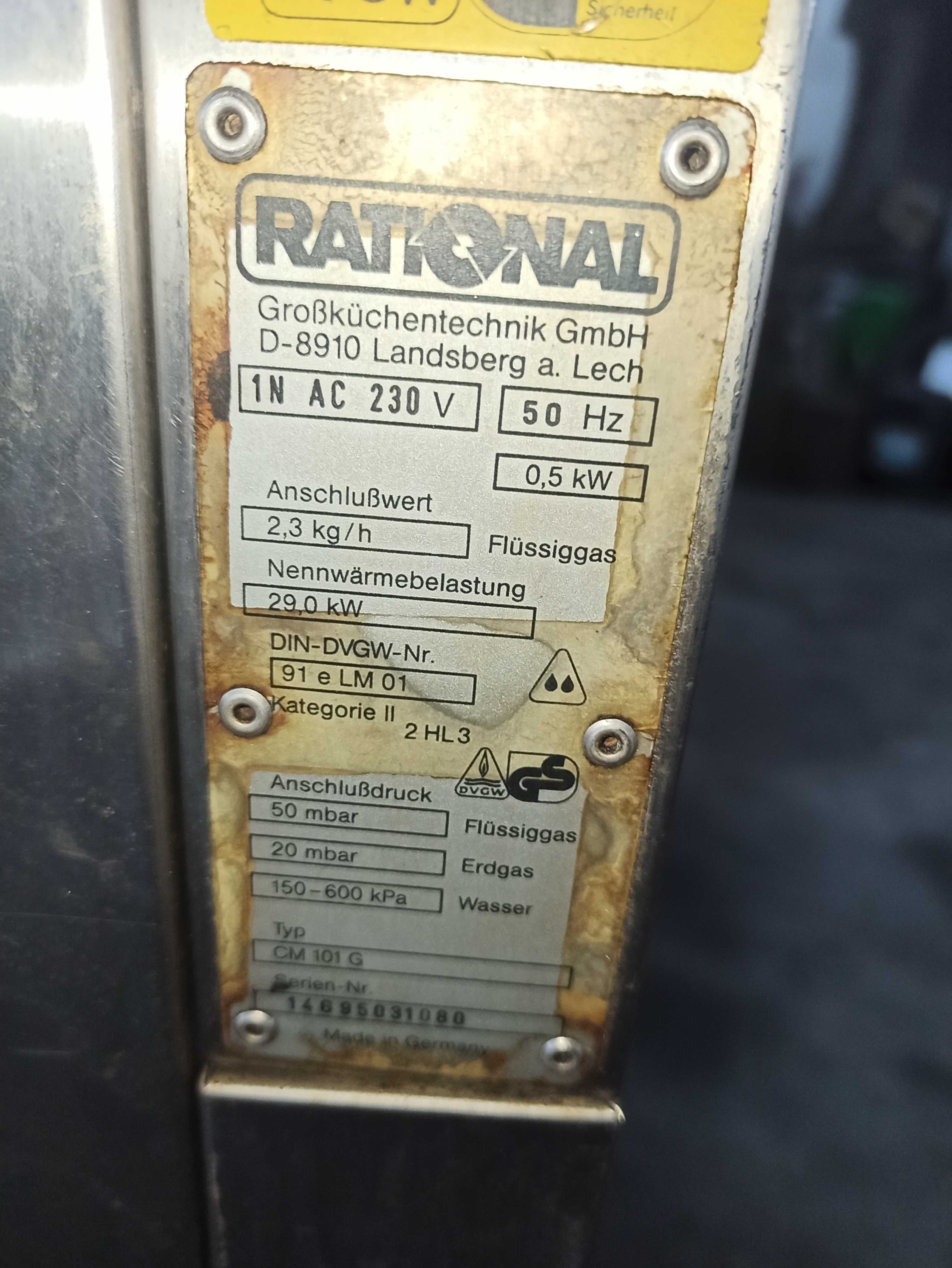 Piec konwekcyjno parowy rational 101 g scc