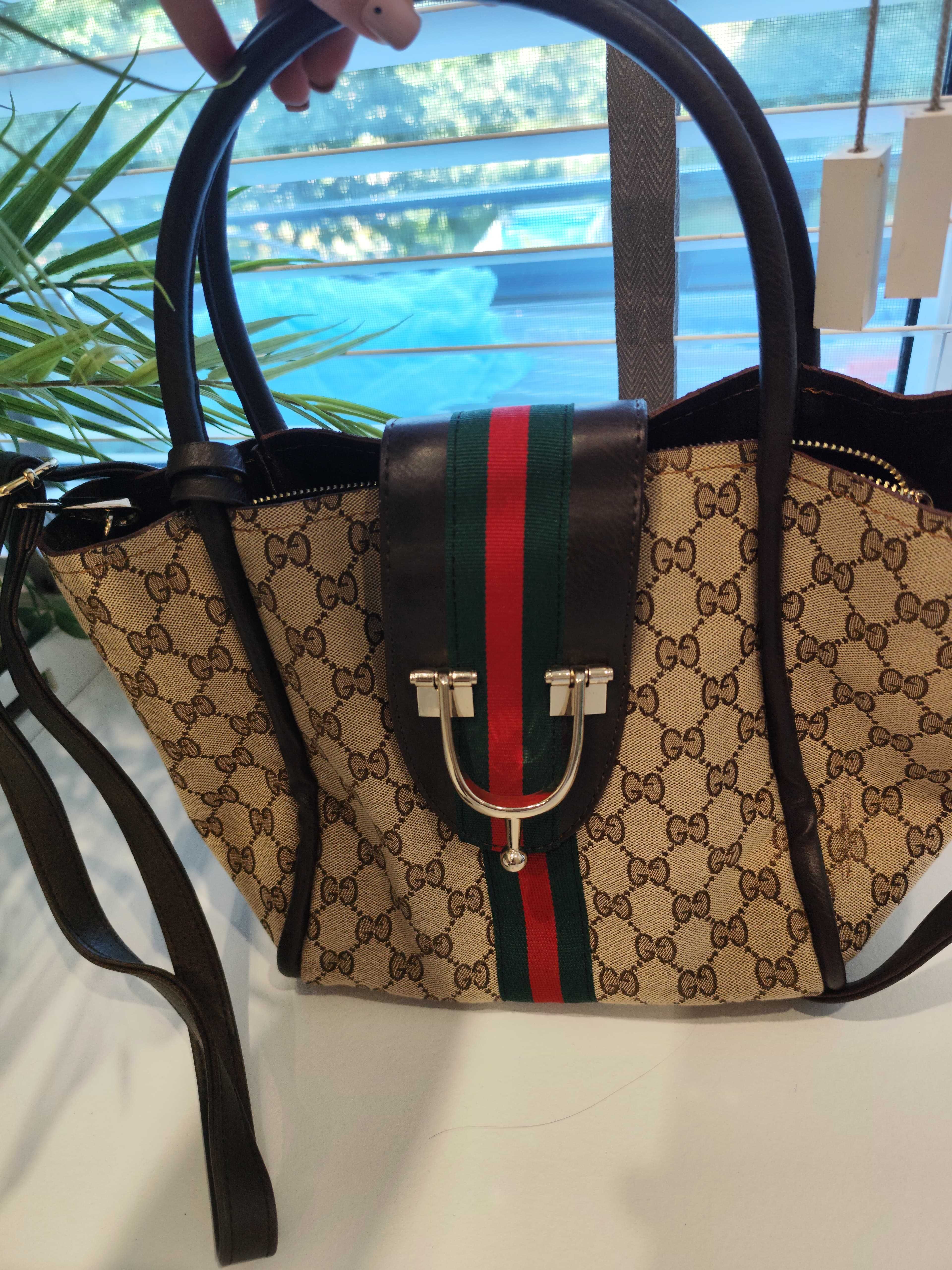 Ekskluzywna ponadczasowa torebka shoperbag GUCCI