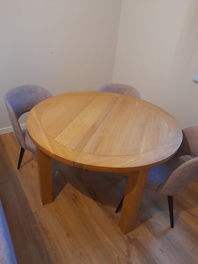 Stół dębowy okrągły średnica 120cm