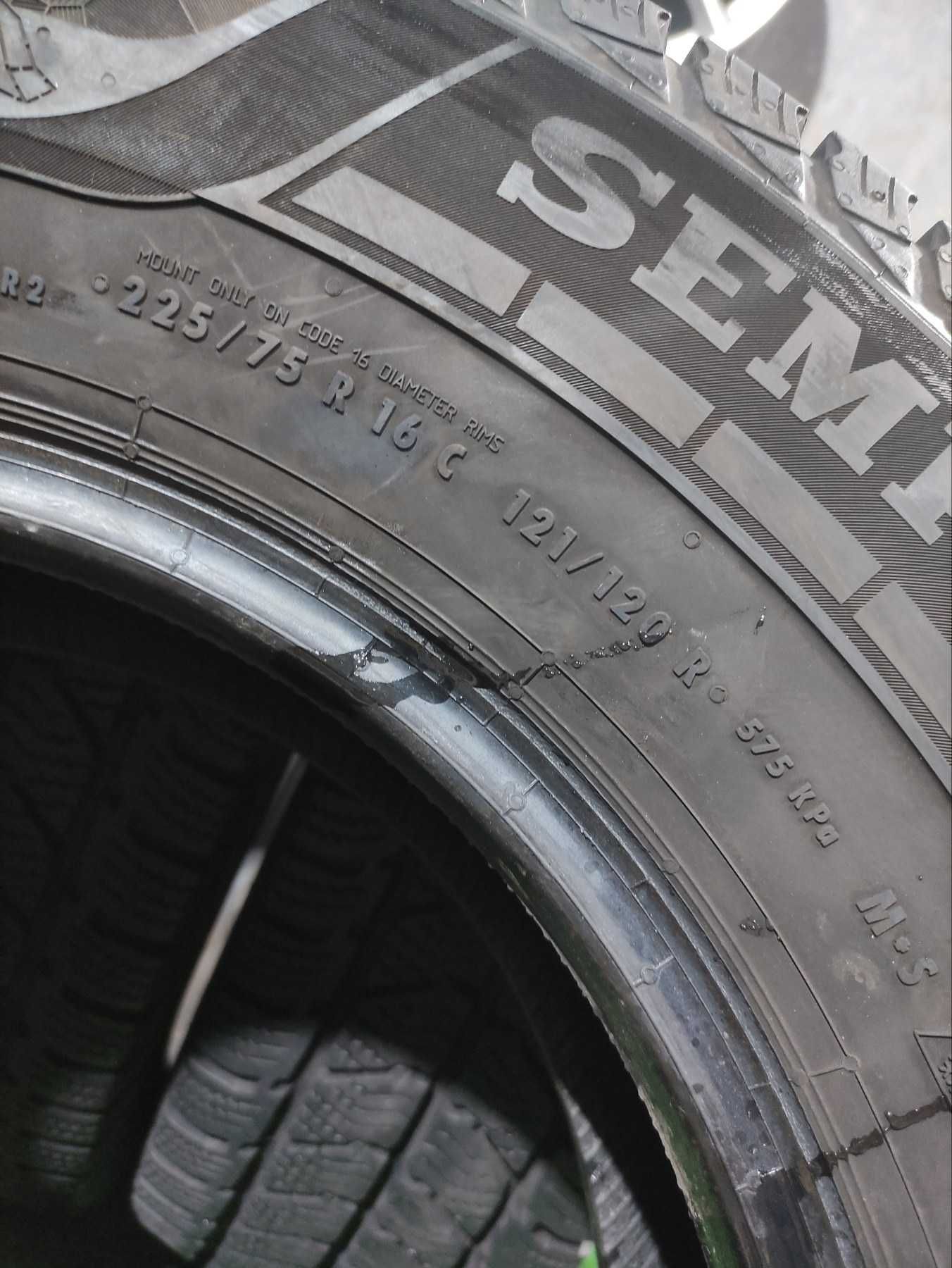 Шини Semperit Van-Grip 3 225/75R16C Комплект Зимові Б/у Склад Оригінал