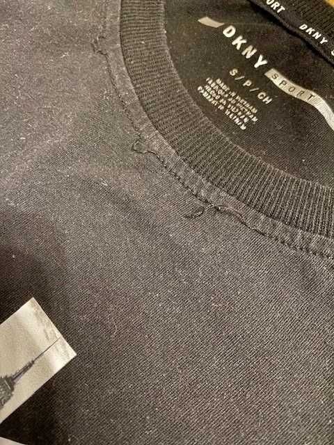 Koszulka męska DKNY Sport - rozmiar S, bawełna, czarna