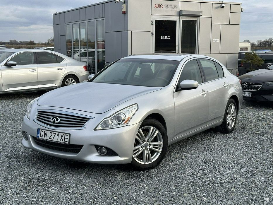 Infiniti G G37X 3.7 V6 24V 320KM 2013r kamera, FV23%