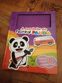 Panda(livro) +almofada+Boneco Panda