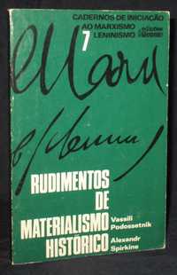 Livro Rudimentos de Materialismo Histórico Cadernos de Iniciação