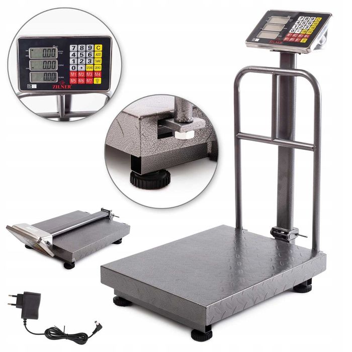 Waga magazynowa do 300 KG - waga akumulatorowa kurierska NOWA