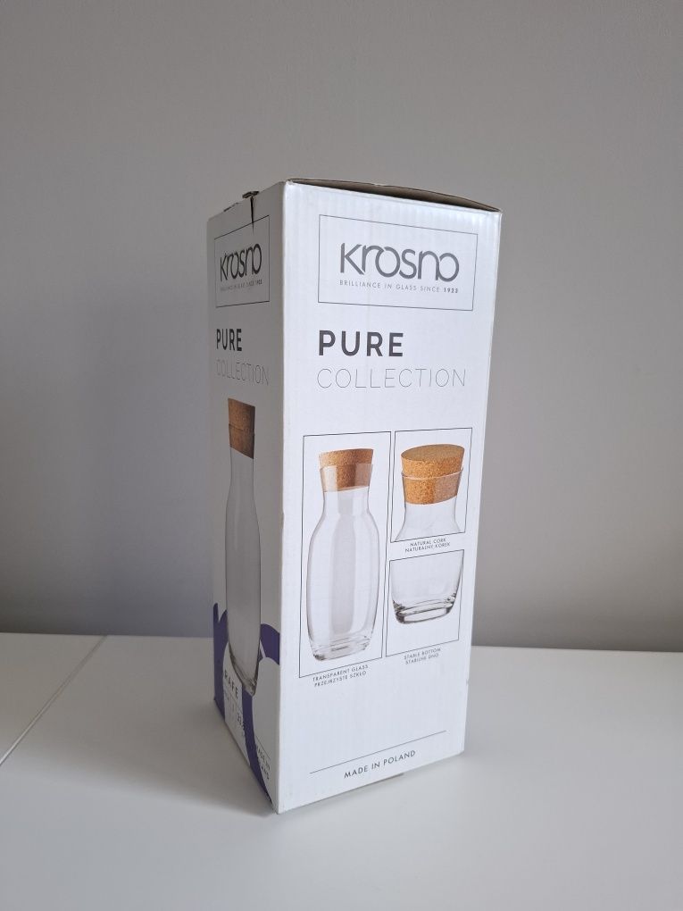 Butelka na wodę karafka Krosno Pure Collection dzbanek