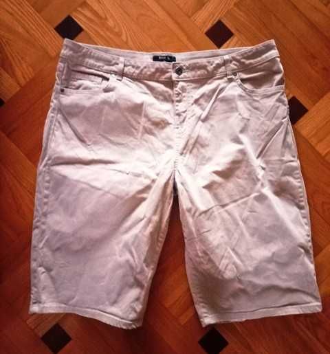 Spodnie, spodenki, bermudy damskie beżowe rozmiar XXXL - 46