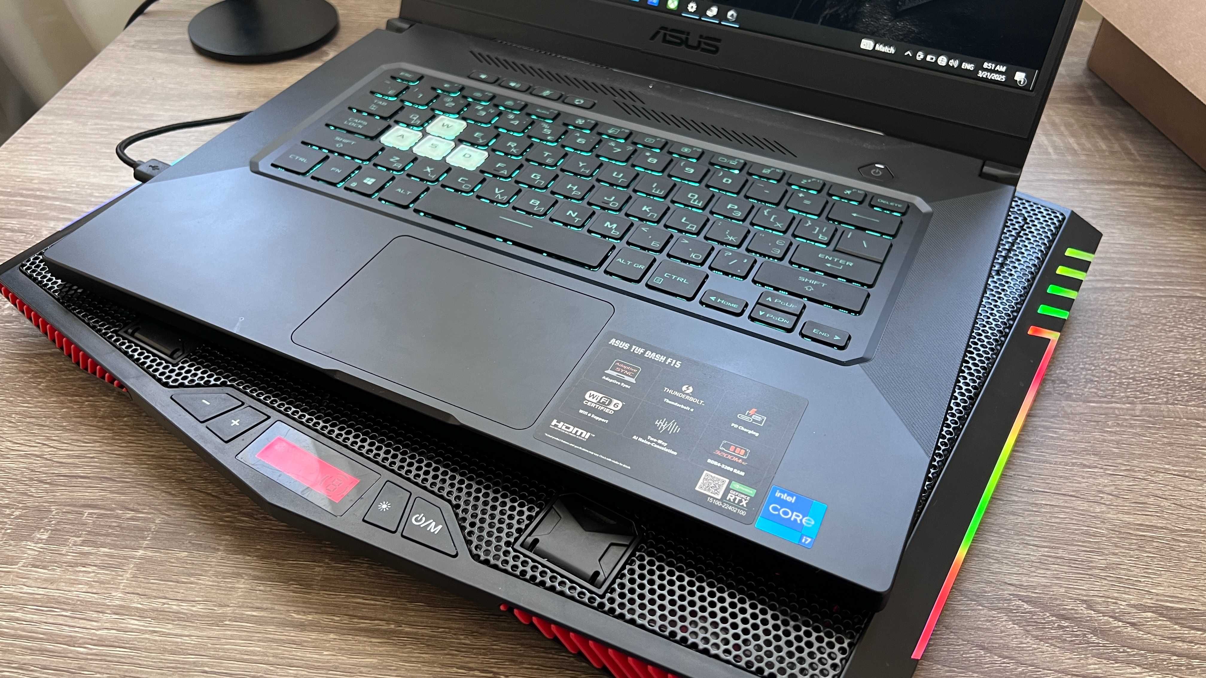 NEW! Игровой ноутбук Asus TUF Dash F15 (RTX 3060 6гб, core i7 , 4060)