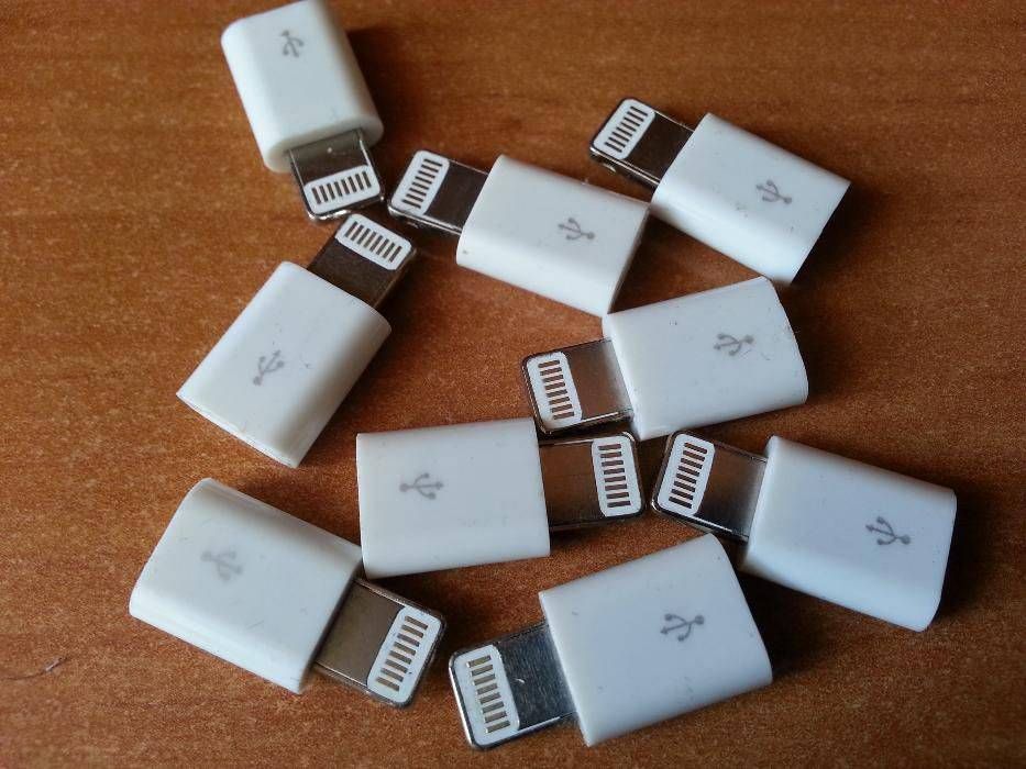 Переходник с micro USB на Lightning USB iPhone 6 iPhone 5