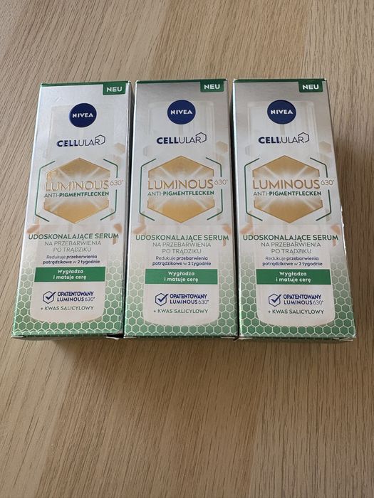 Nivea celluar serum na przebarwienia po trądziku, redukcja przebarwień