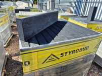 Obrzeże betonowe grafitowe Styrobud 100x20x6 cm