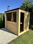 Sauna zewnętrzna ocieplona Przeszkolna SAUNA OGRODOWA XL