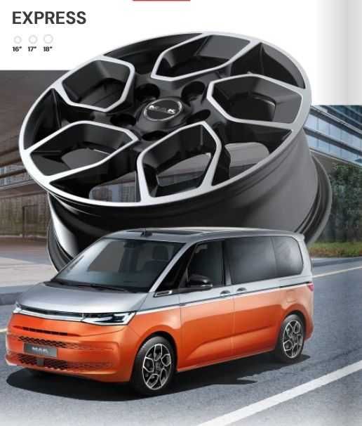 Felgi 17 VW T5 T4 T6 Multivan Transporter Caravelle 5x120 bus MAK