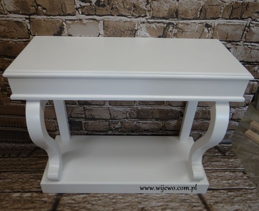 KONSOLA DREWNIANA STOLIK SALON stylowa producent na wymiar