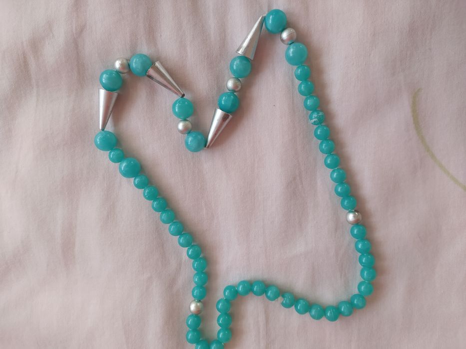 Korale turkusowe PRL