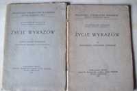 Życie wyrazów Stanisław Szober cz. 1 + 2 1929/30