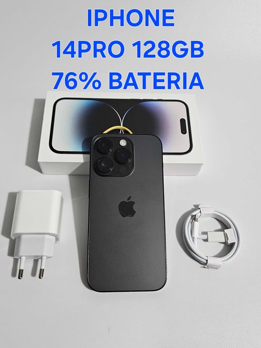 Iphone 14PRO 128GB. 76%Bateria. Excelente
