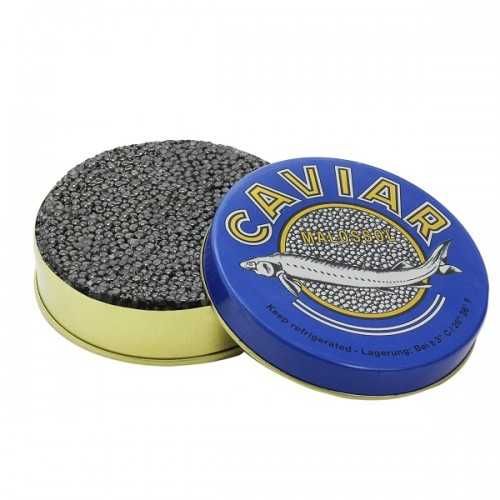 Осетровая черная икра Caviar Malossol — 50|100|125|250|500 (гр.) грамм