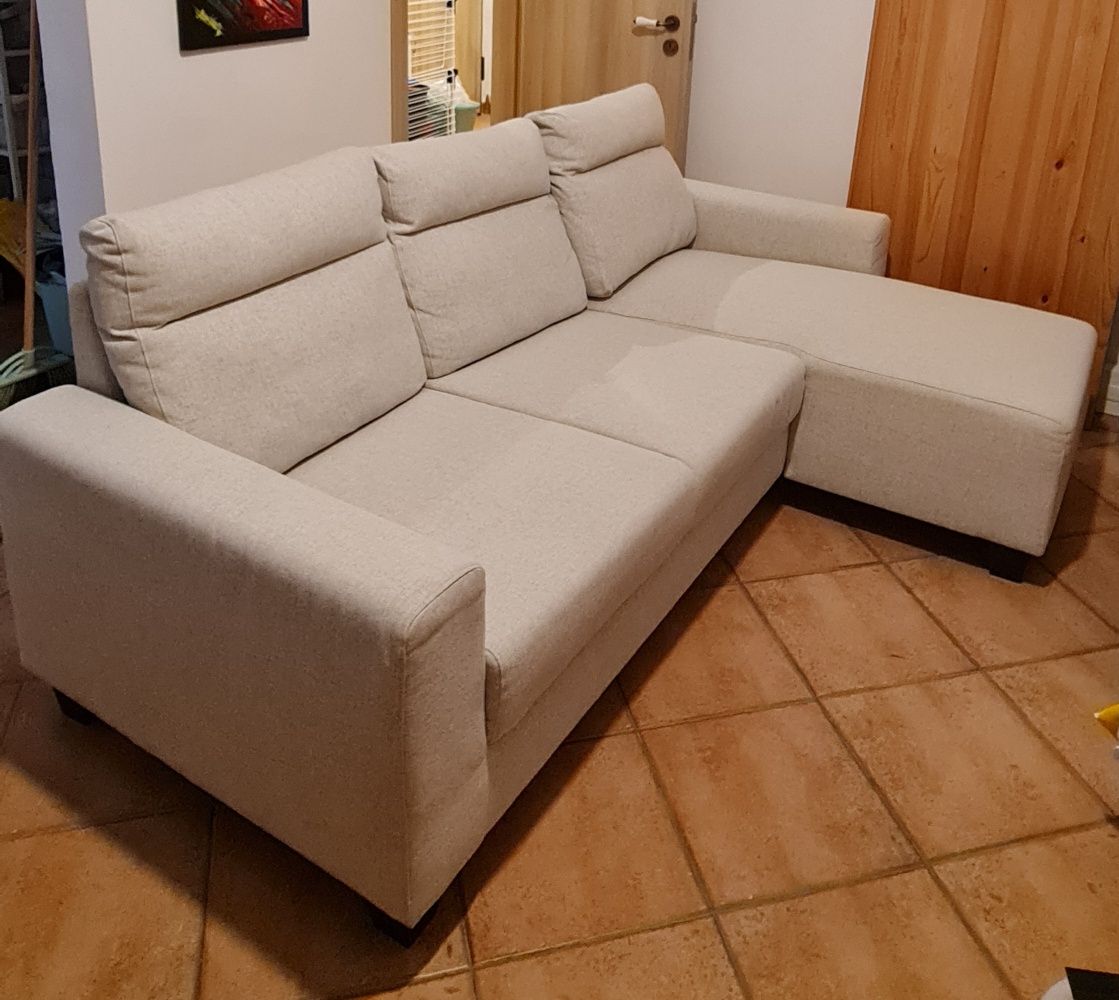 Sofá BOLLSTANÄS ikea
Sofá 3 lugares, c/chaise longue/Gunnared bege