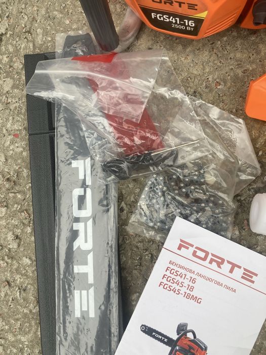 Бензопила FORTE FGS41-16 2500вт 41куб.см 5.2кг