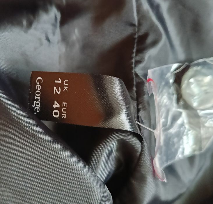 George wizytowy czarny żakiet z podszewką 12/ 40