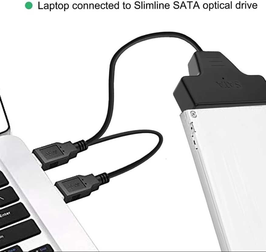 Переходник адаптер SATA - USB 2.0 для диска HDD SSD 2,5''