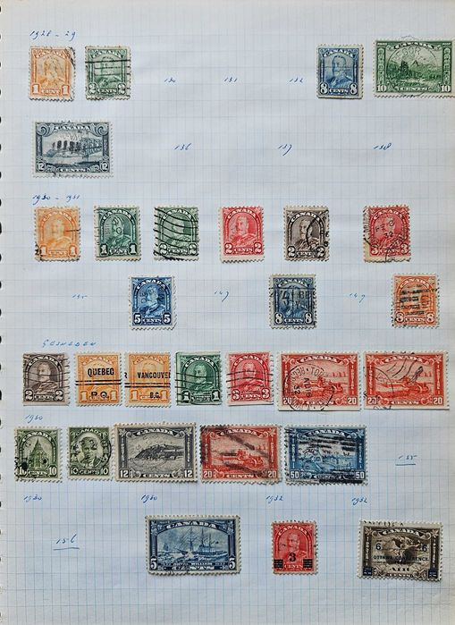 Klaser ze Znaczkami Kanada z lat 1893/2013 Znaczki Pocztowe 1900 EUR