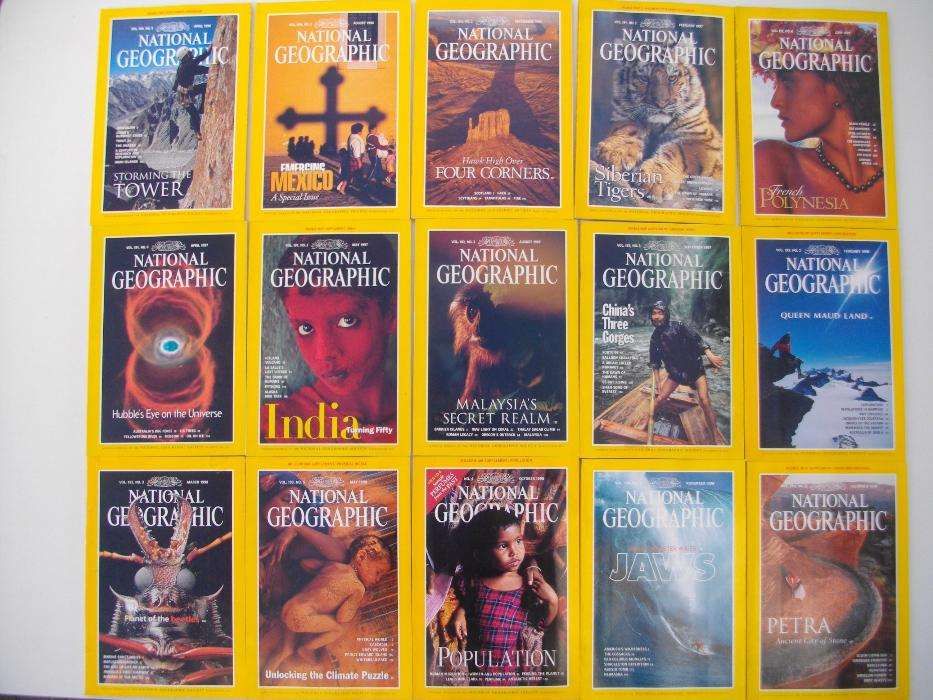 National Geographic: 31 revistas Americanas
