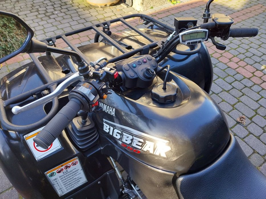 Quad Honda Yamaha Gryzzli 250 2x4 2009r zarejestrowany