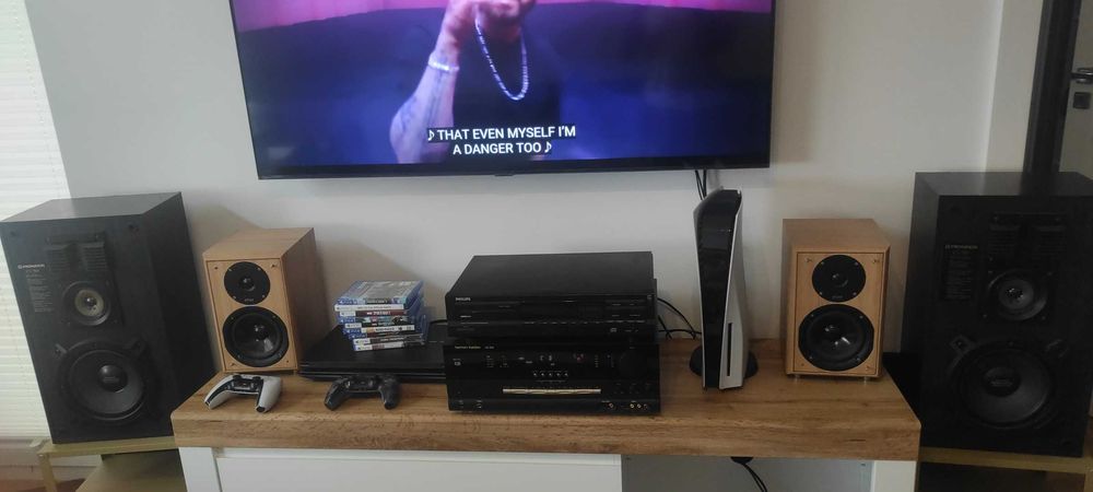Amplituner Harman Kardon AVR3000/kolumny Pioneer CS780/ Eltax mon/Sub