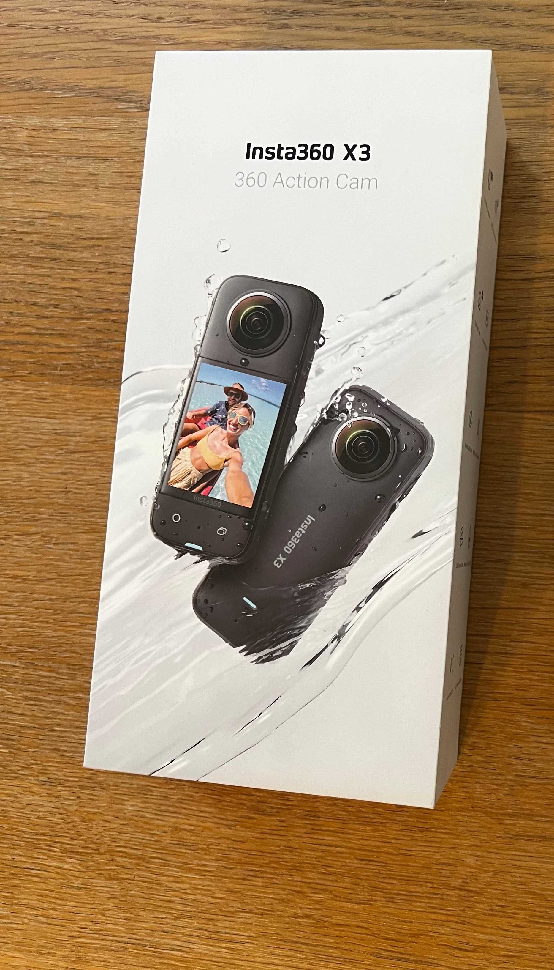 Kamerka Insta 360 X3 z grudnia, zestaw producenta, gwarancja, idealna!