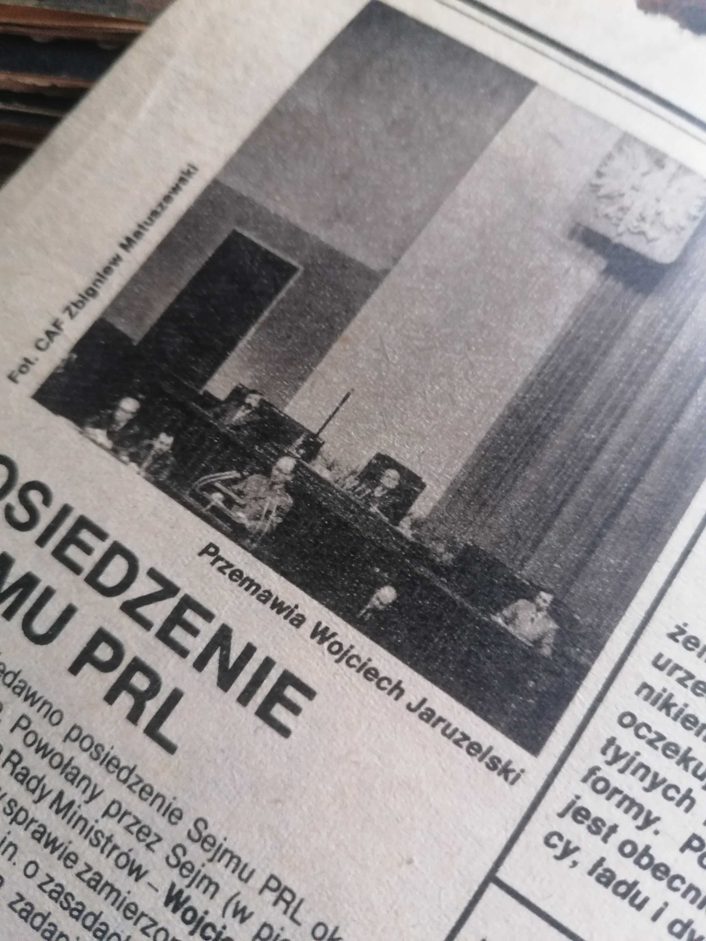 Gazeta MOTOR 1981 nr 8 MIKRUS  RAJD Fiat 125p PRL antyk klasyk