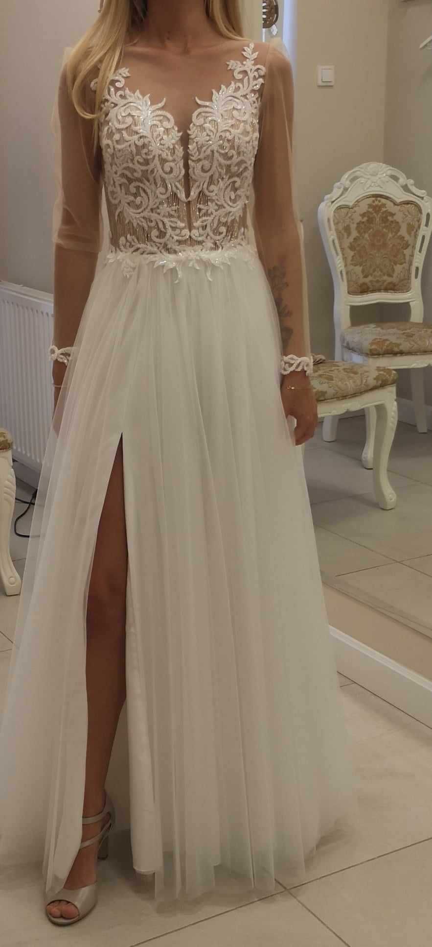 Piękna suknia ślubna rozmiar 32-34