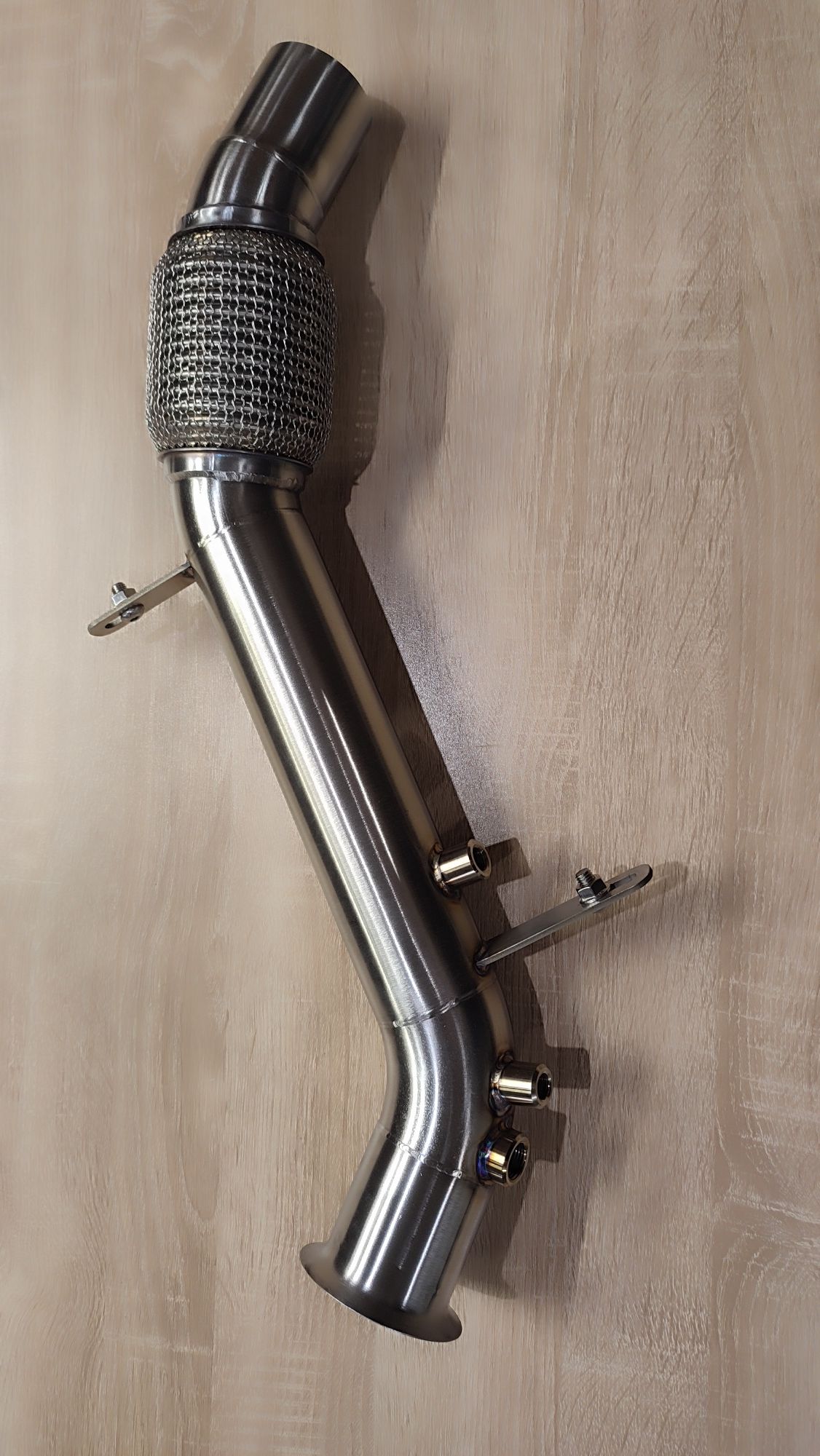 Даунпайп БМВ X1 E84 Ф30 Ф20 B47 Downpipe BMW X1 Е90 N47 HEAT SHIELD