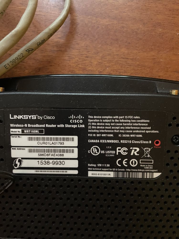 Router router linksys wifi