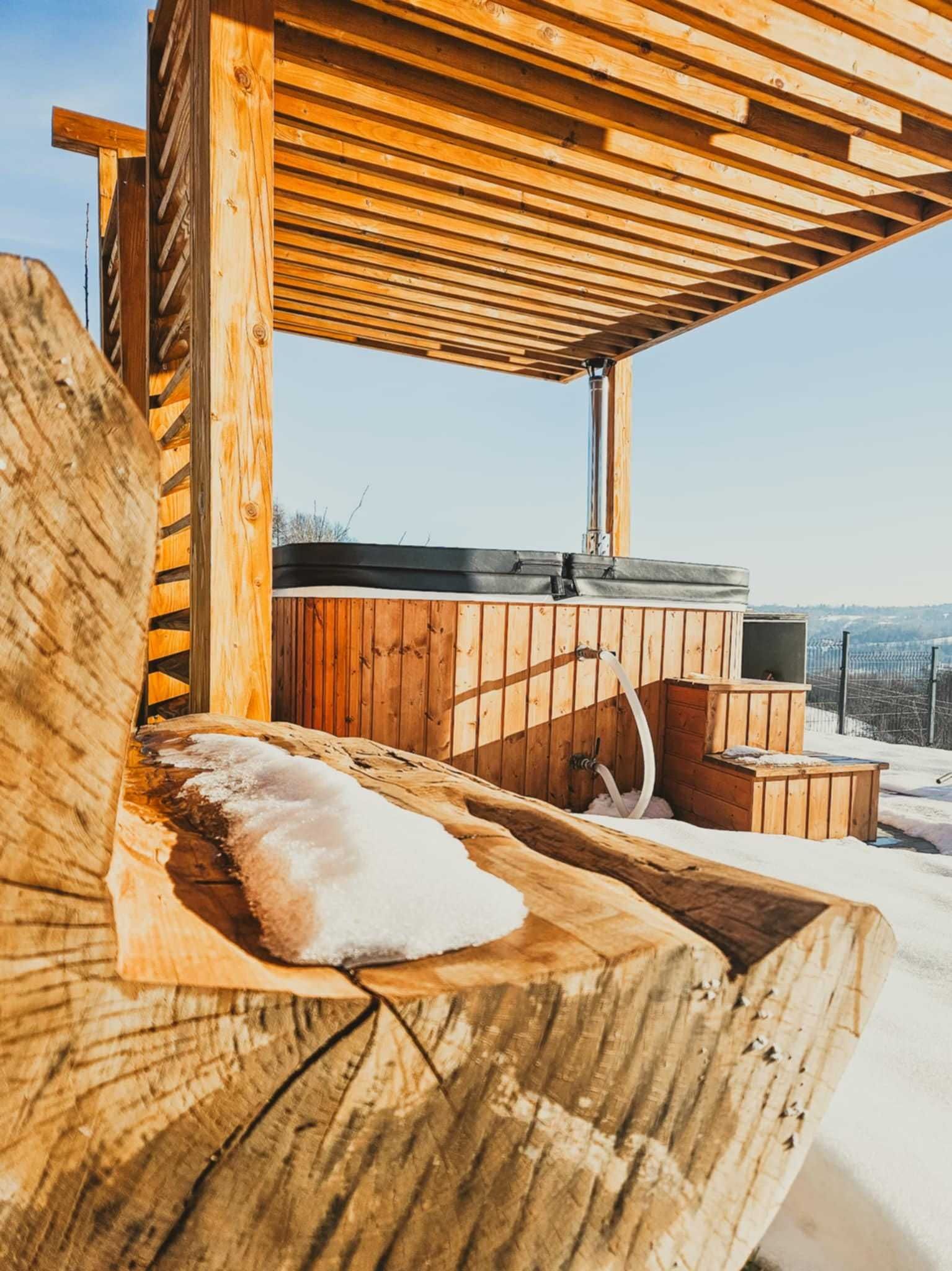 Domek całoroczny do wynajęcia z jacuzzi.