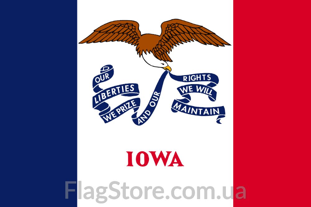 Флаг штатов Айова, Огайо, Северная Каролина прапор Північної Кароліни