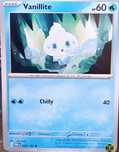 Oryginalna karta kolekcjonerska Pokémon – VANILLITE!