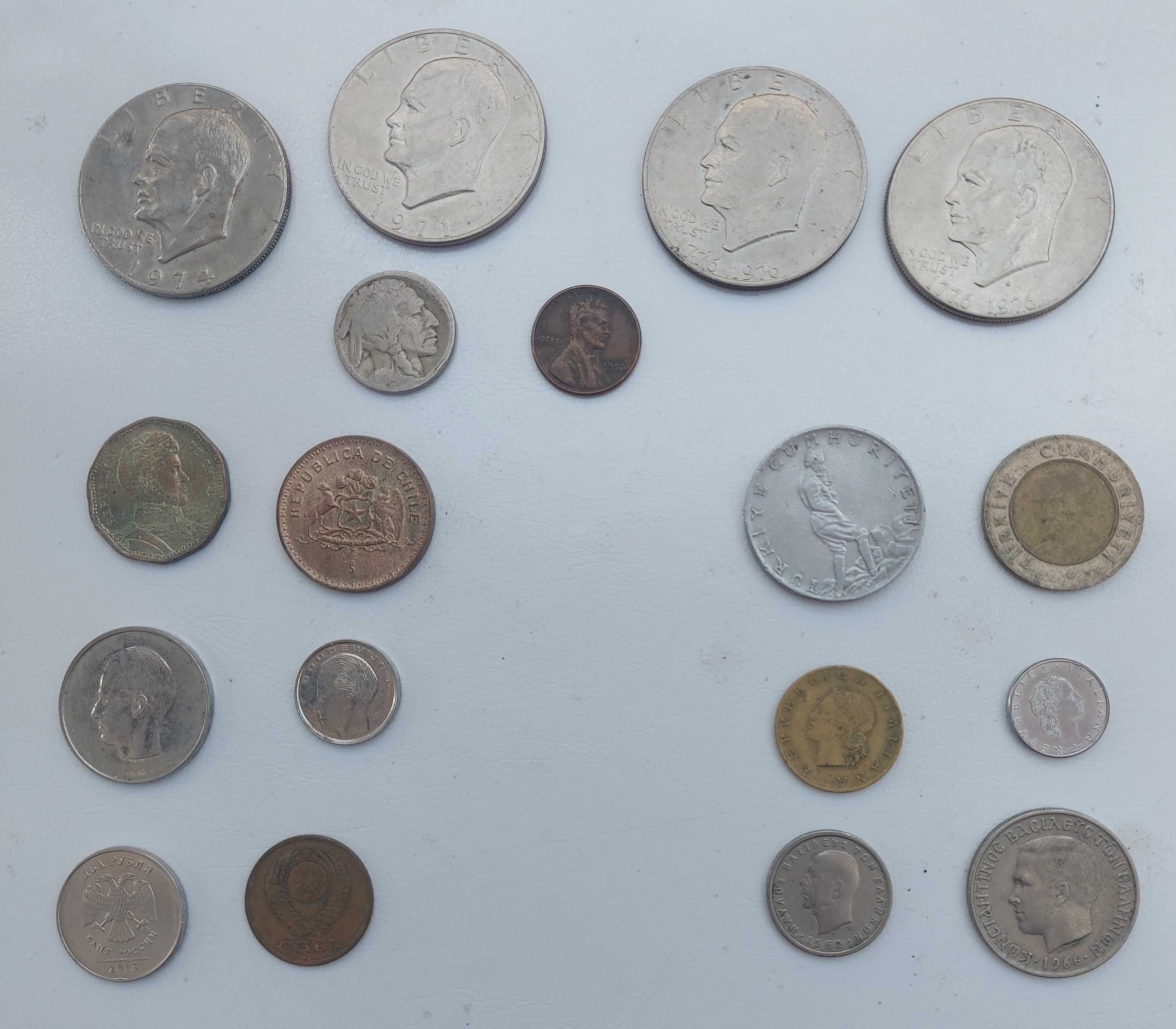 Moedas varios países