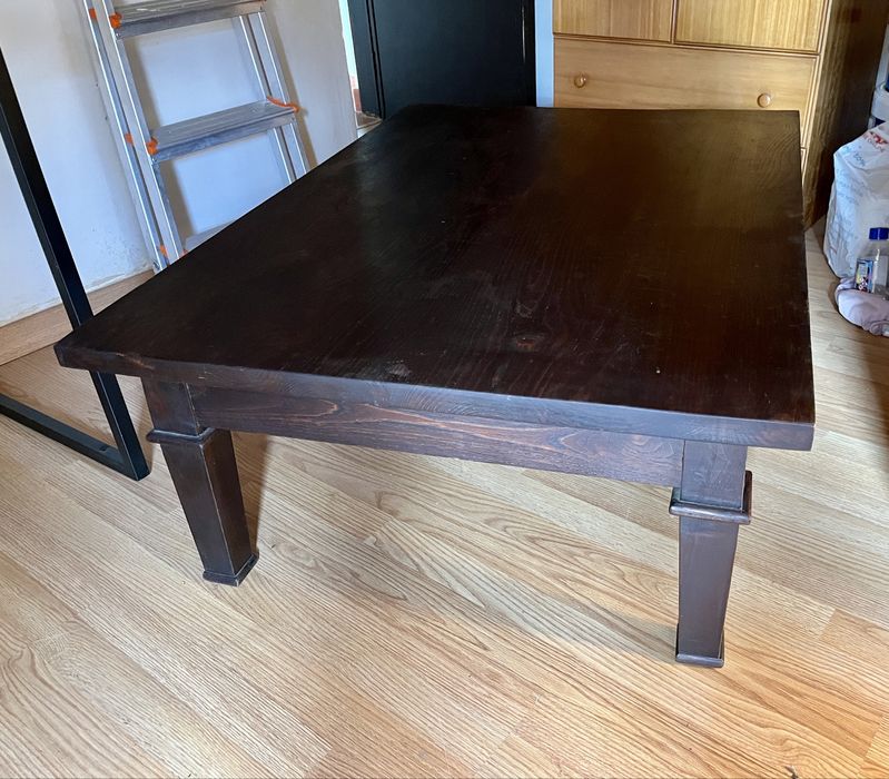 Mesa de centro madeira 110x80