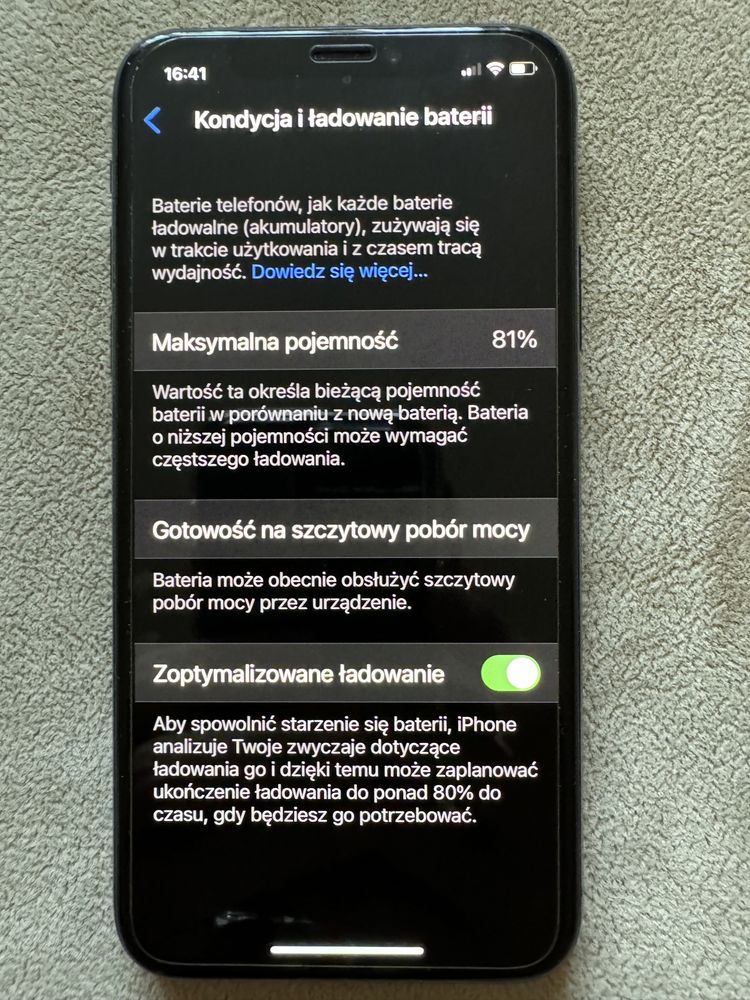 iPhone Xs 64GB Space Grey, jak nowy