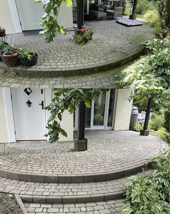 Mycie kostki brukowej/Mycie elewacji/Mycie maszyn budowlanch