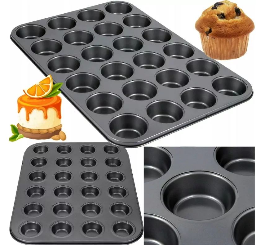 forma foremka blacha do pieczenia muffinek na 24 szt 35x26 cm
