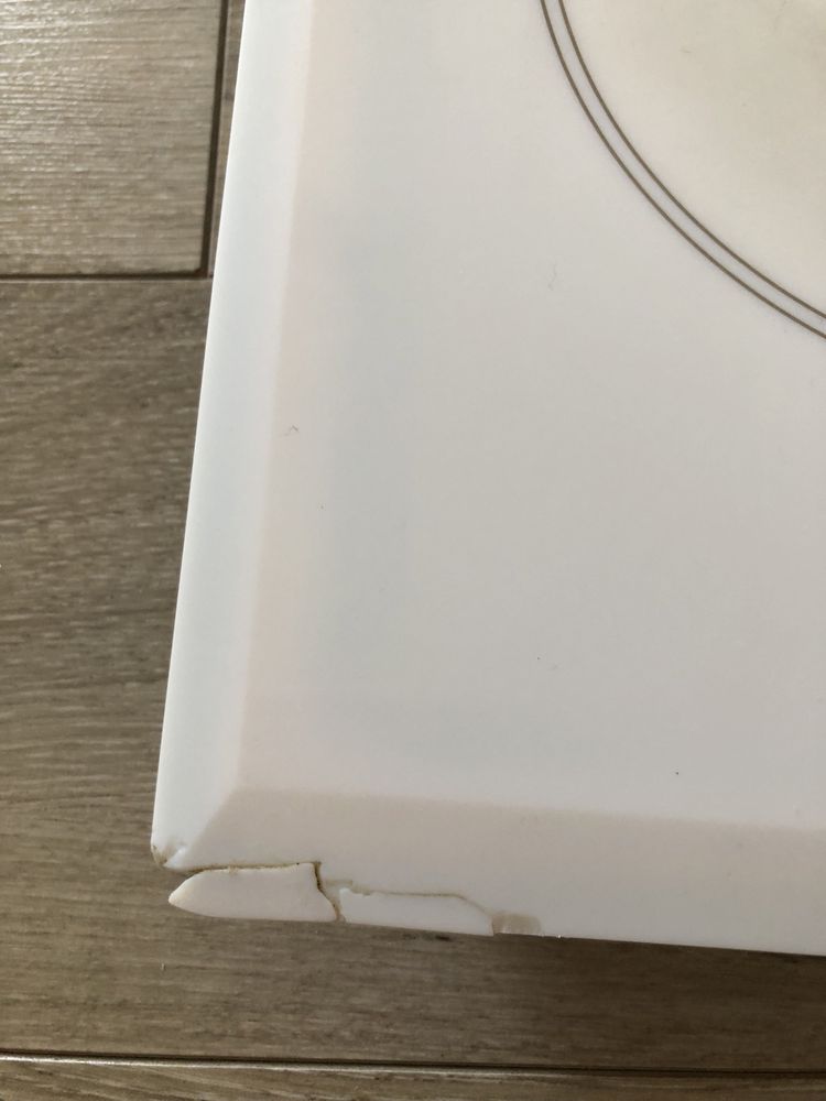 Biala płyta ceramiczna sprawna