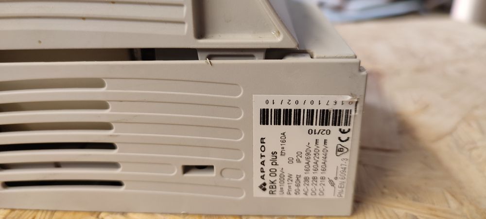 rozłącznik bezpiecznikowy,izolacyjny, RBK00